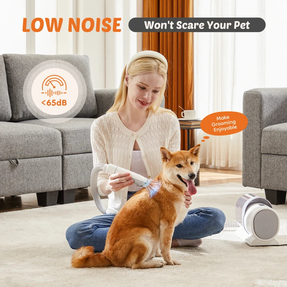 5-in-1 Cordless Pet Grooming Vacuum