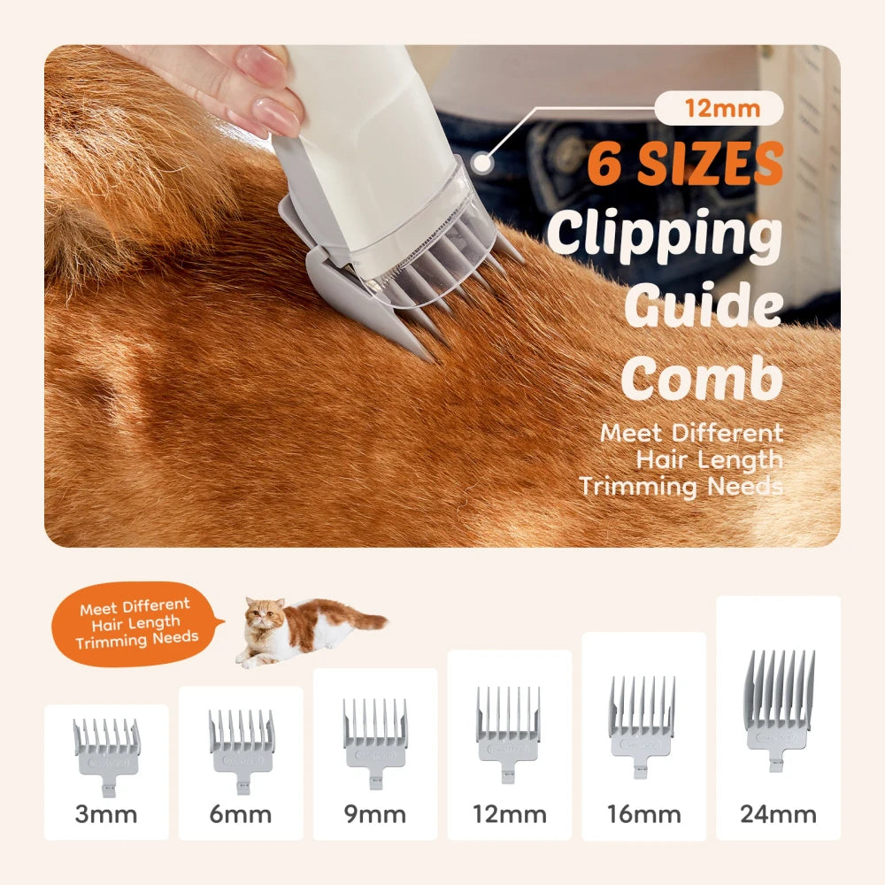 5-in-1 Cordless Pet Grooming Vacuum